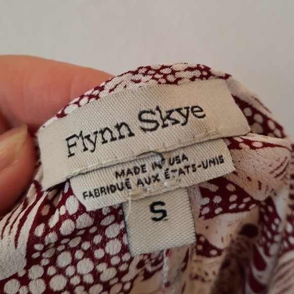 Flynn Skye Navy Poppy Scoop Back Maxi Dress S - Picture 3 of 3